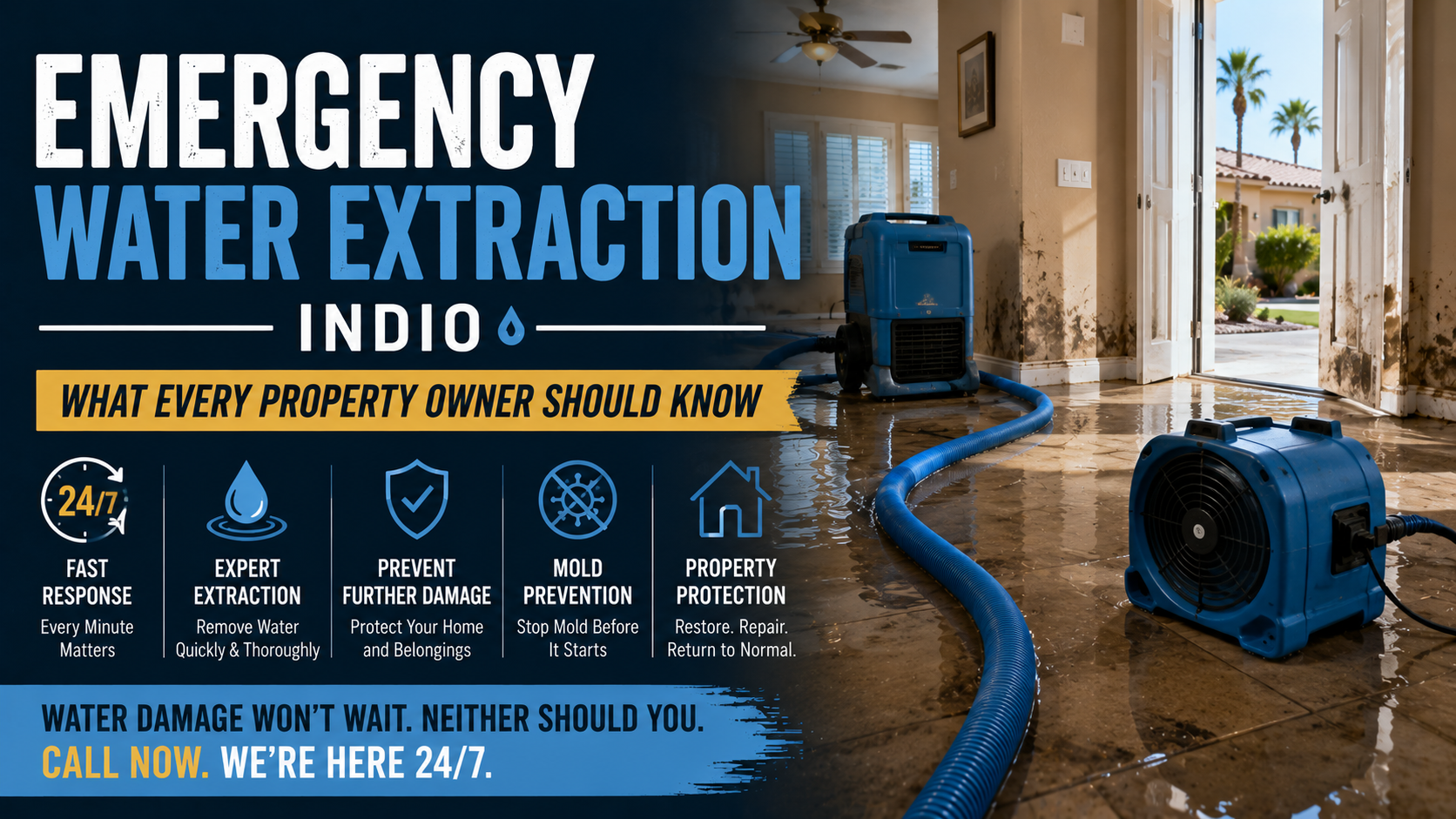 Emergency Water Extraction Indio What Every Property Owner Should Know